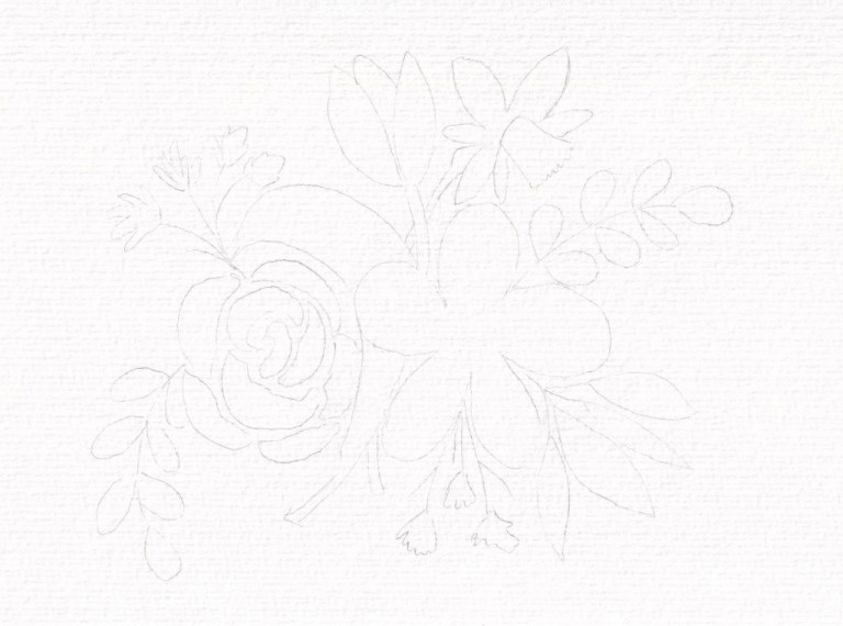 Nina Rötters Watercolor Frühlingsblumen1